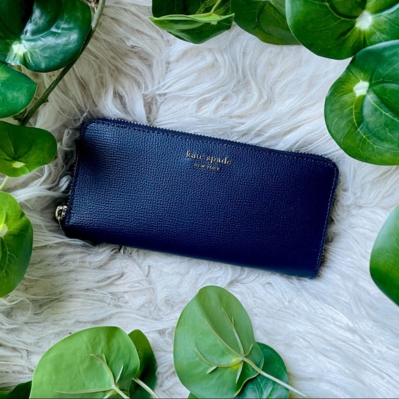 kate spade Accessories - NEW Kate Spade Dark Blue Wallet